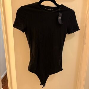 Abercrombie & Fitch Classic Black Bodysuit NEW (size S)